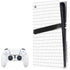 White Grid PS5 Pro Disk Bundle Skin
