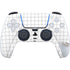 White Grid PS5 Pro Disk Bundle Skin