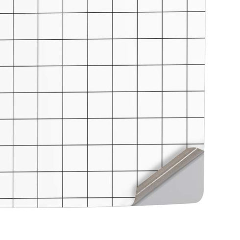 White Grid PS5 Pro Disk Console Skin