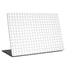 White Grid Laptop Skins