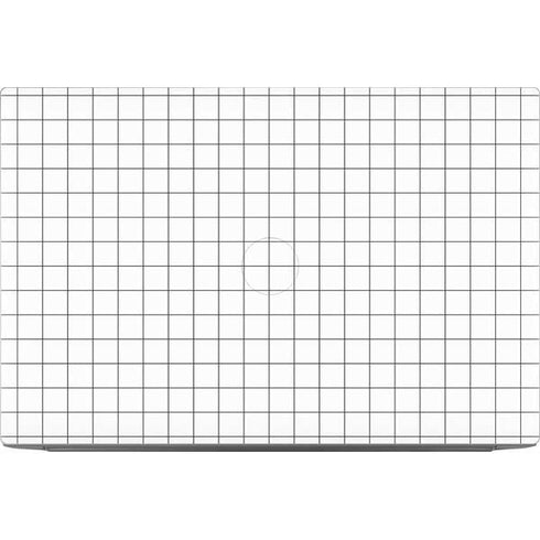 White Grid Dell XPS Skin