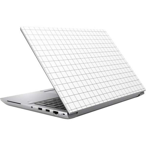 White Grid HP ZBook Fury 16 G10 Skin