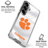 Clemson University White Jersey Galaxy S26 Plus Clear Case