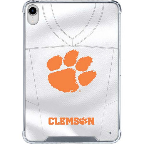 Clemson University White Jersey iPad 11th Gen (2025) Clear Case