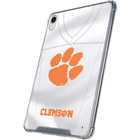 Clemson University White Jersey iPad 11th Gen (2025) Clear Case