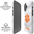 Clemson University White Jersey iPhone 16 Magsafe Impact Case