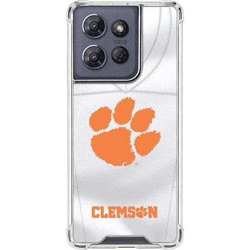 Clemson University White Jersey Moto G Stylus 5G (2025) Clear Case