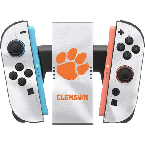Clemson University White Jersey Nintendo Switch 2 (2025) Joy-Con Controller Skin