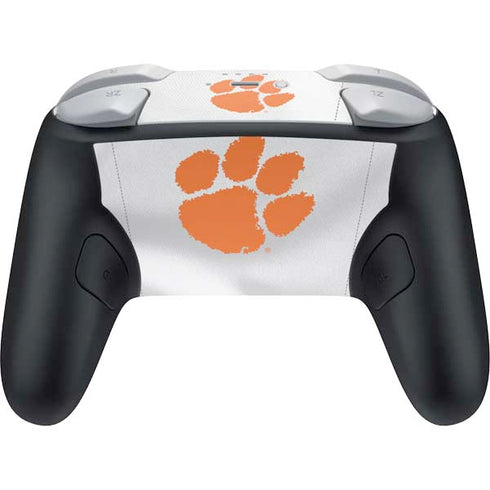 Clemson University White Jersey Nintendo Switch 2 (2025) Pro Controller Skin