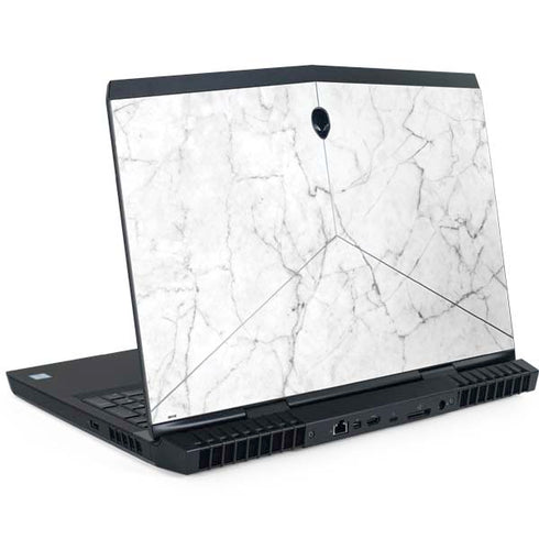 White Marble Dell Alienware Skin