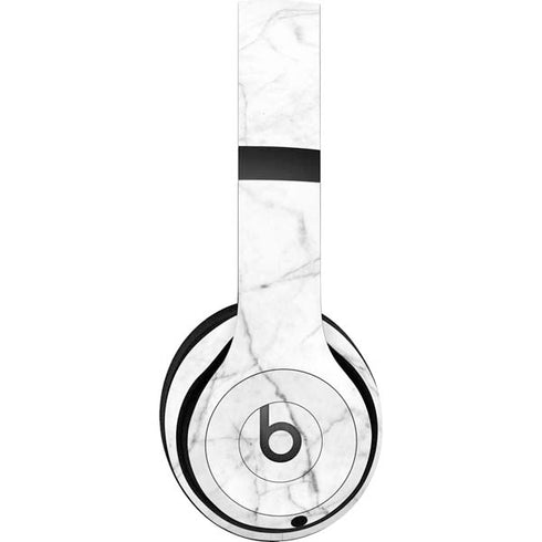 White Marble Beats Studio Pro Wireless Headphones Skin