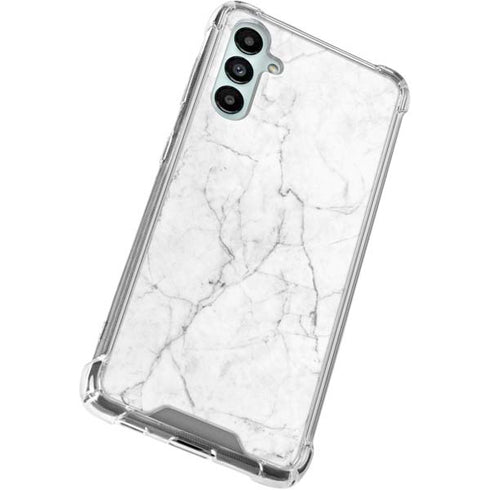 White Marble Gabb Phone 4 Clear Case