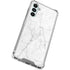 White Marble Gabb Phone 4 Clear Case