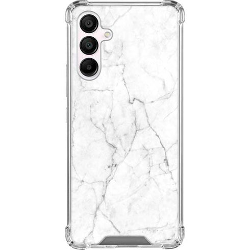 White Marble Galaxy A16 5G Clear Case