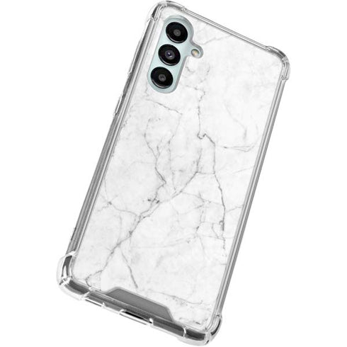 White Marble Galaxy A16 5G Clear Case