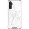 White Marble Galaxy A17 Clear Case