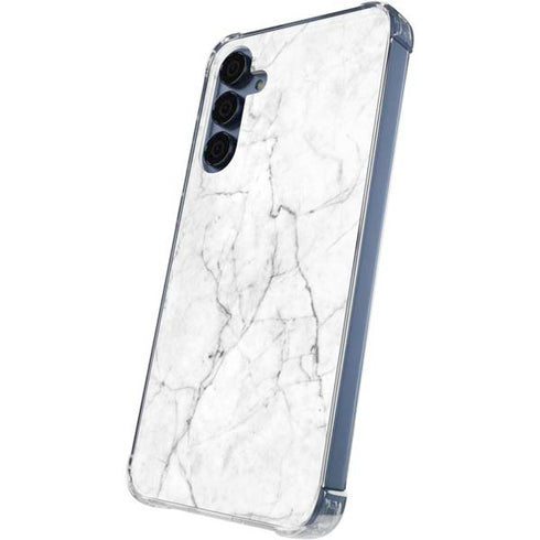 White Marble Galaxy A35 5G Clear Case