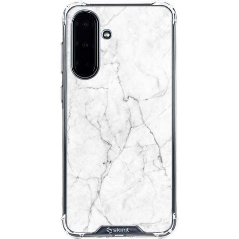White Marble Galaxy A36 5G Clear Case