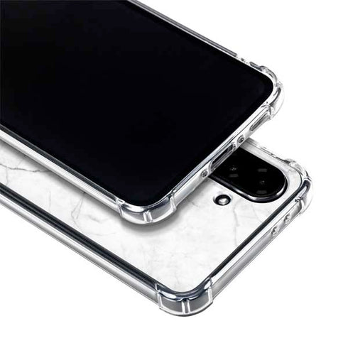 White Marble Galaxy A36 5G Clear Case
