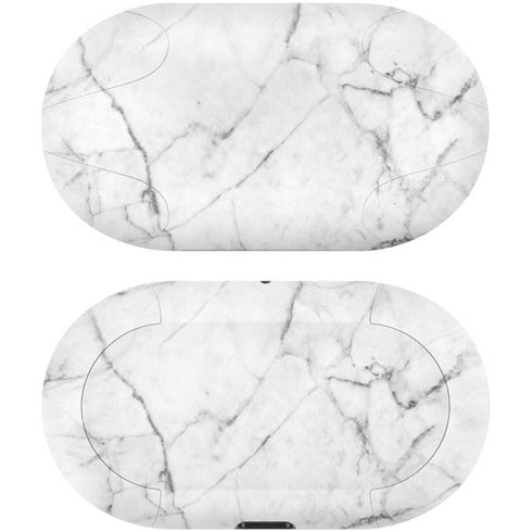 White Marble Galaxy Buds Skin