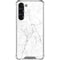 White Marble Galaxy S24 FE Clear Case