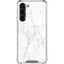 White Marble Galaxy S24 FE Clear Case