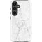 White Marble Galaxy S25 Impact Case