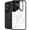White Marble Galaxy S24 Kickstand Case