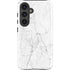 White Marble Galaxy S25 Plus Impact Case
