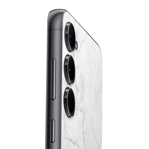 White Marble Galaxy S25 Plus Skin