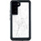White Marble Galaxy S24 Plus Waterproof Case