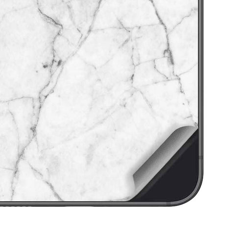 White Marble Galaxy S24 Skin