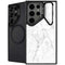 White Marble Galaxy S25 Ultra Kickstand Case