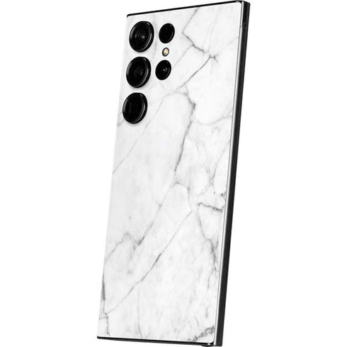 White Marble Galaxy S24 Ultra Skin