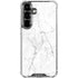 White Marble Galaxy S26 Clear Case