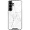 White Marble Galaxy S26 Plus Clear Case