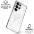 White Marble Galaxy S26 Ultra Clear Case