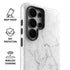 White Marble Galaxy S26 Ultra Impact Case