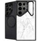 White Marble Galaxy S26 Ultra Kickstand Case