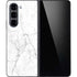 White Marble Galaxy Z Fold5 5G Skin