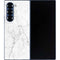 White Marble Galaxy Z Fold6 Skin