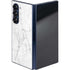 White Marble Galaxy Z Fold6 Skin