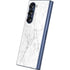 White Marble Galaxy Z Fold6 Skin