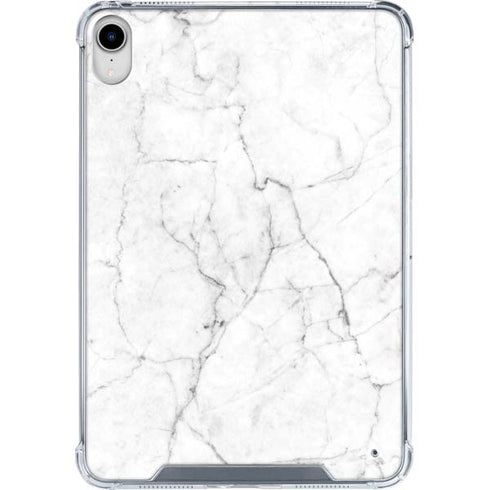 White Marble iPad 11th Gen (2025) Clear Case