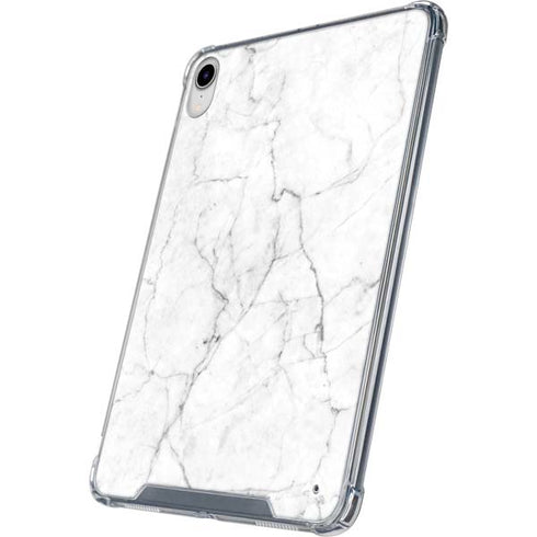 White Marble iPad 11th Gen (2025) Clear Case