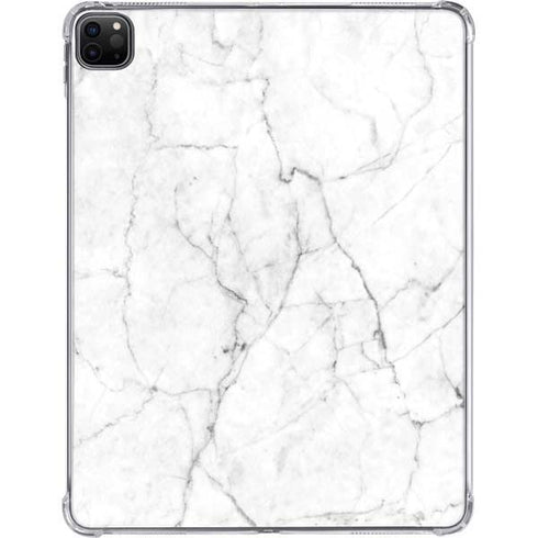 White Marble iPad Pro 11in (2024) Clear Case