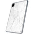 White Marble iPad Pro 11in (2024) Clear Case