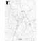 White Marble iPad Pro 13in M4 (2024) Skin