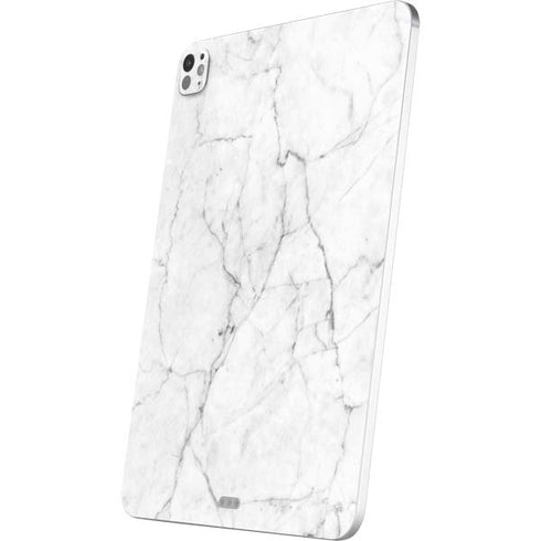 White Marble iPad Pro 13in M4 (2024) Skin