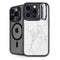 White Marble iPhone 13 Pro Max Kickstand Case